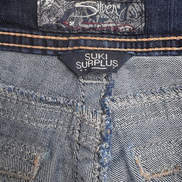 Silver Jeans Suki Surplus Sz 29x30 Low Rise Boot Cut Flare Embroidered Western - Picture 9 of 11